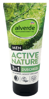Alverde Men Active Nature 3 in 1 shower gel (photo NEW)