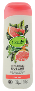 Alverde nourishing shower organic grapefruit organic bamboo