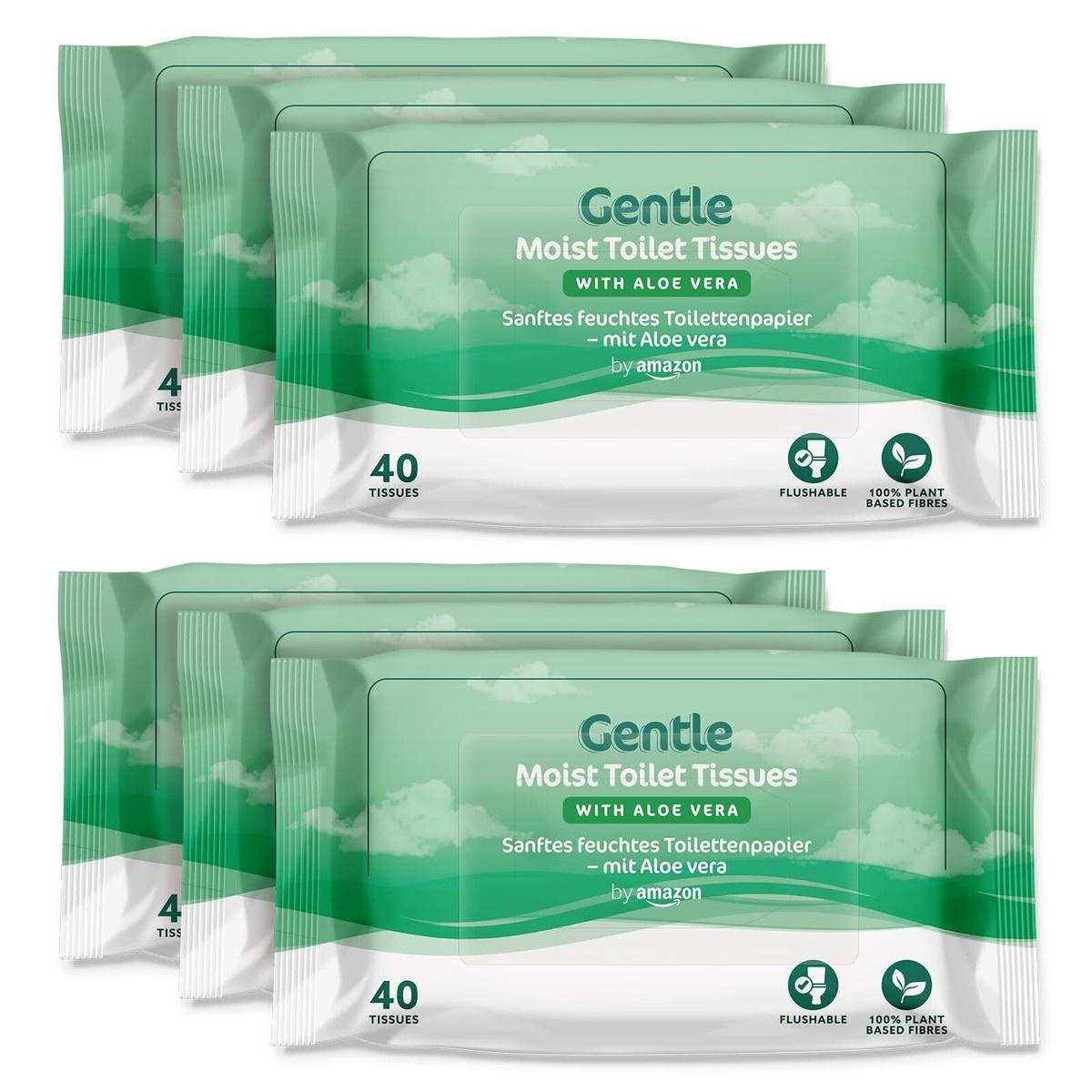 Amazon Gentle Moist Toilet Tissues With Aloe Vera