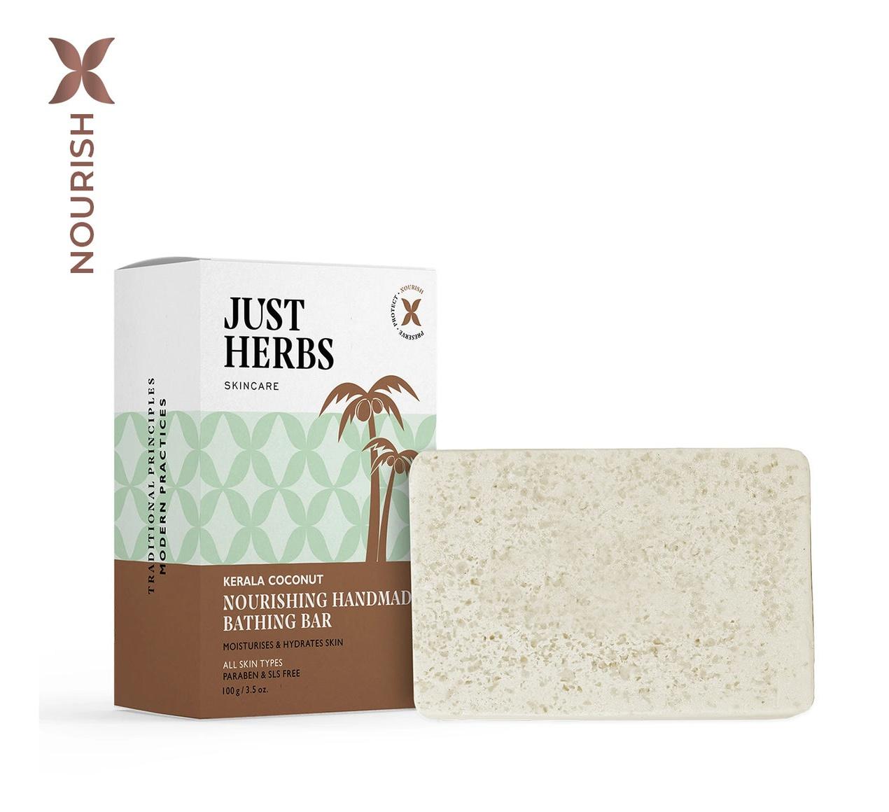 Kerala Coconut Nourishing Handmade Bathing Bar