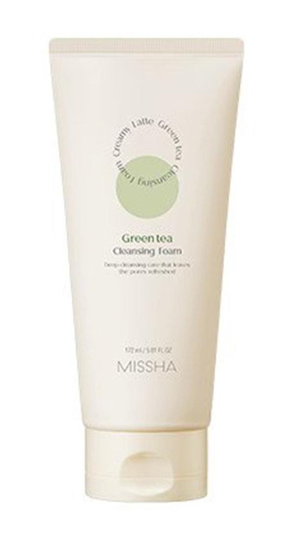 Creamy Latte Cleansing Foam Green Tea