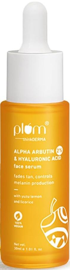 2% Alpha Arbutin & Hyaluronic Acid Face Serum With Yuzu Lemon Fades Tan & Even-toned Skin