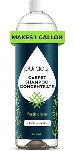 Carpet Shampoo – Plant Based Cleaner Solution For Shampooer, Pet Stain And Odor Remover, Low Foam Concentrate, Rug And Upholstery Care, Fresh Linen