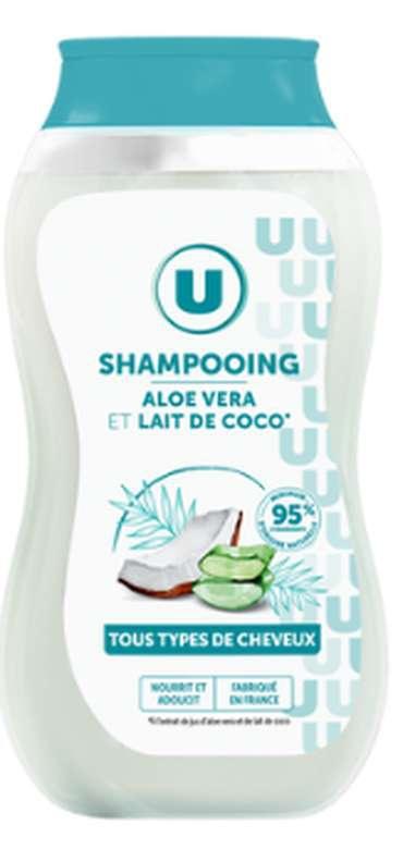 Shampooing Tous Types De Cheveux, Lait De Coco & Aloe Vera -