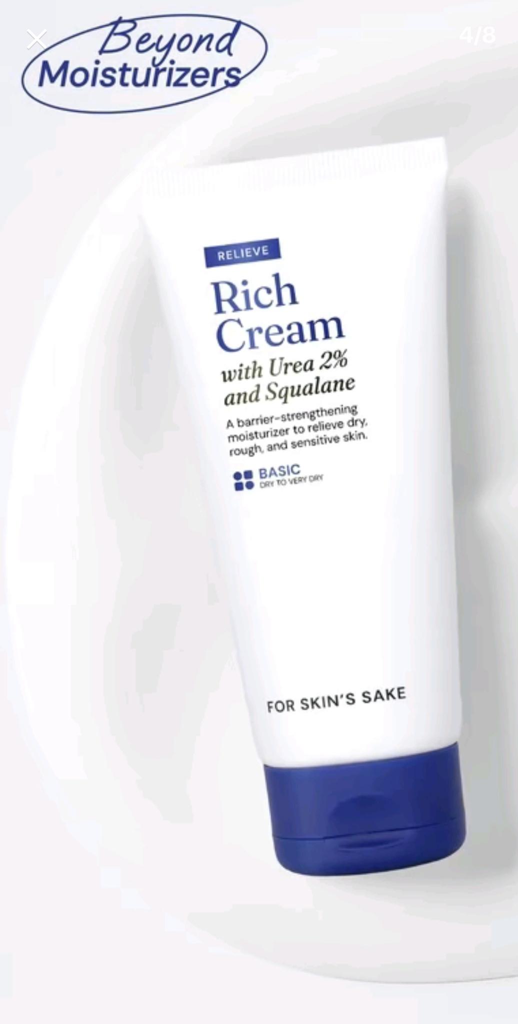 Rich Cream With Urea 2% And Squalane