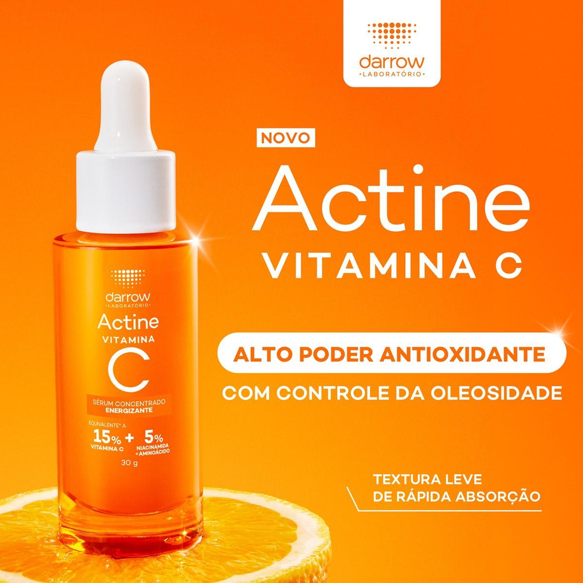 Actine Vitamina C 30g A Vitamina C Da Pele Oleosa