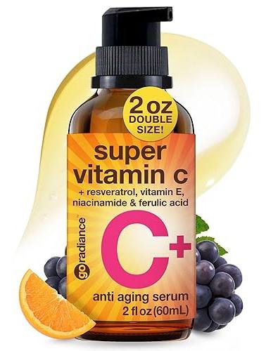 Super Vitamin C Serum For Face W/niacinamide Serum, 5% Vitamin C Face Serum W/hyaluronic Acid
