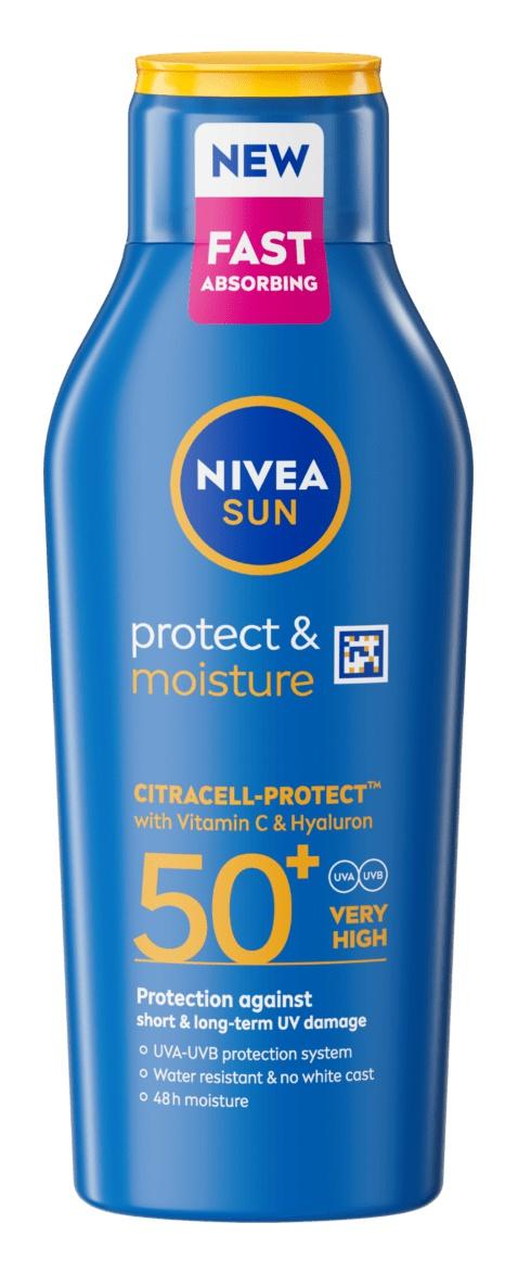 Nivea Protect & Moisture Sun Lotion SPF50+