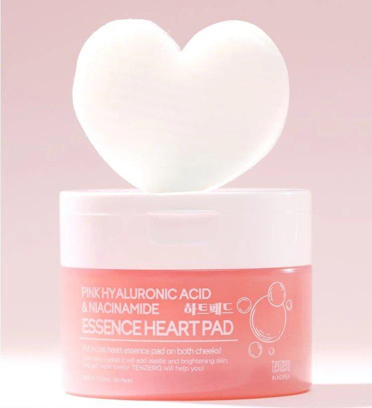 Pink Hyaluronic Acid Niacinamide Serum Heart Pad