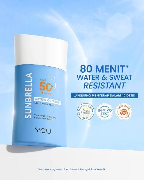 Watery Outdoor Sunscreen Fluid