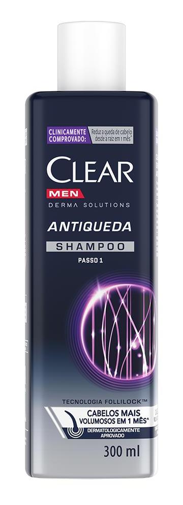 Shampoo Antiqueda Clear Men Derma Solutions
