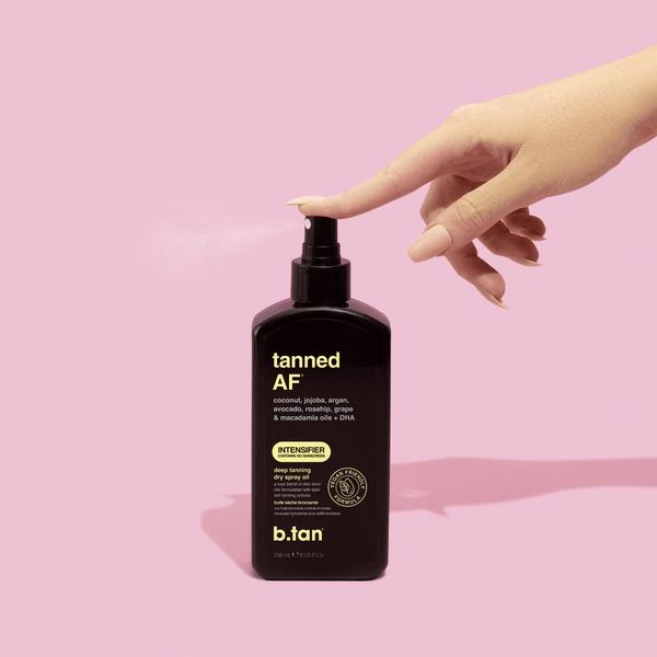 Tanned Af Deep Tanning Dry Spray Oil