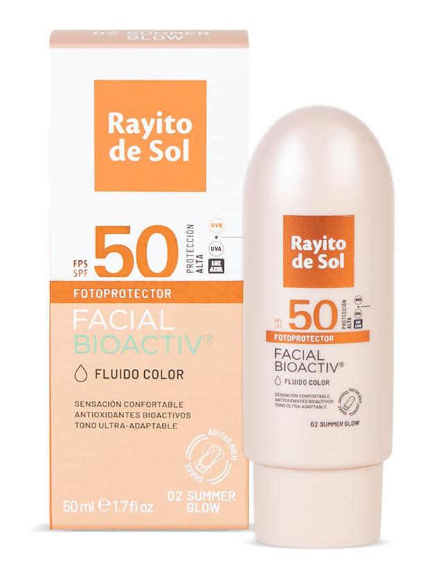 Protector Solar Facial Bioactiv® Fluido Color – Summer Glow (tono 2)