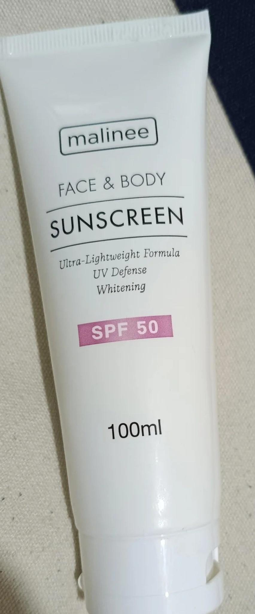 Face & Body Sunscreen