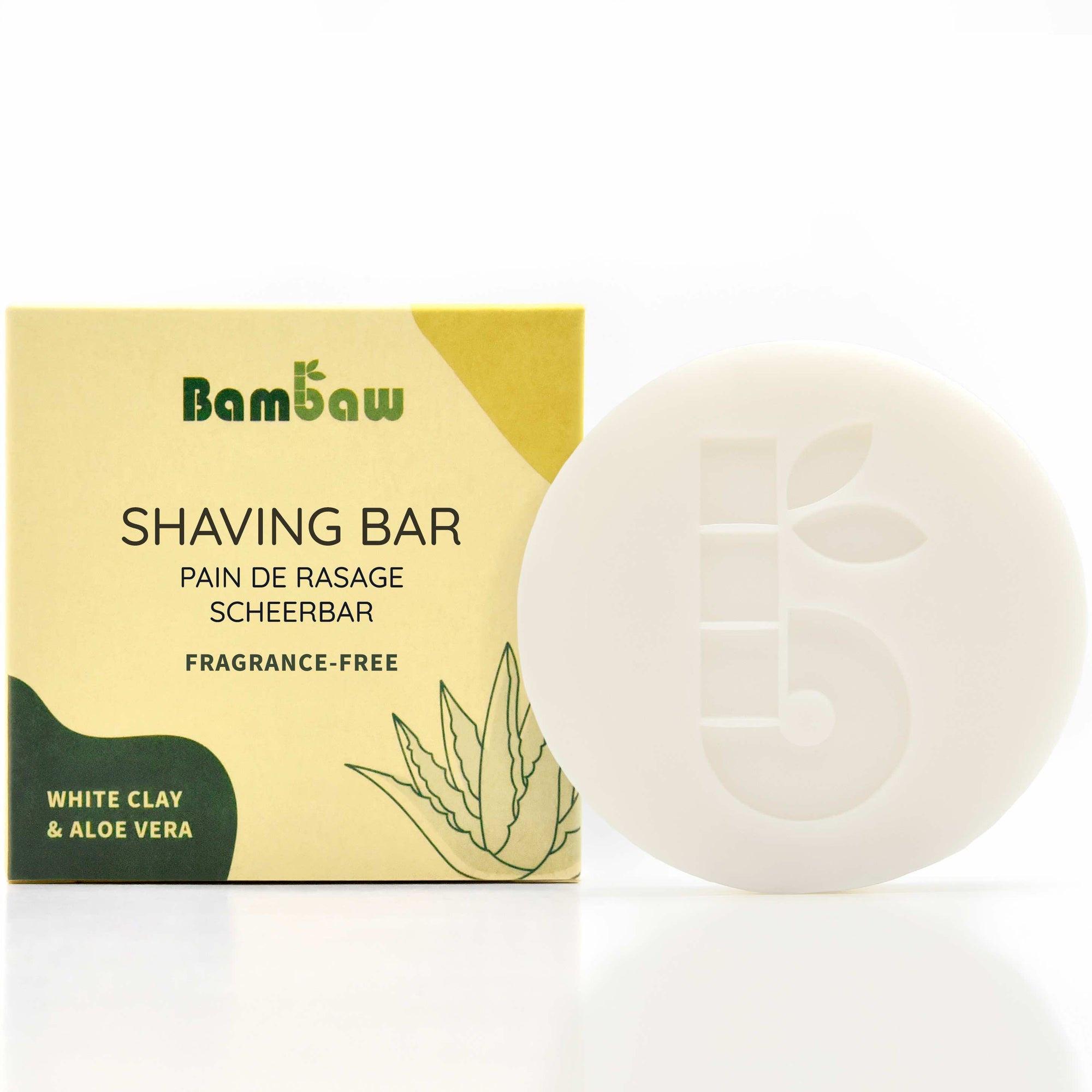 Shaving Soap Bar Organic White Clay