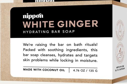 White Ginger Bar Soap