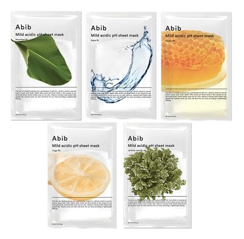 Mild Acidic pH Sheet Mask - 6 Types