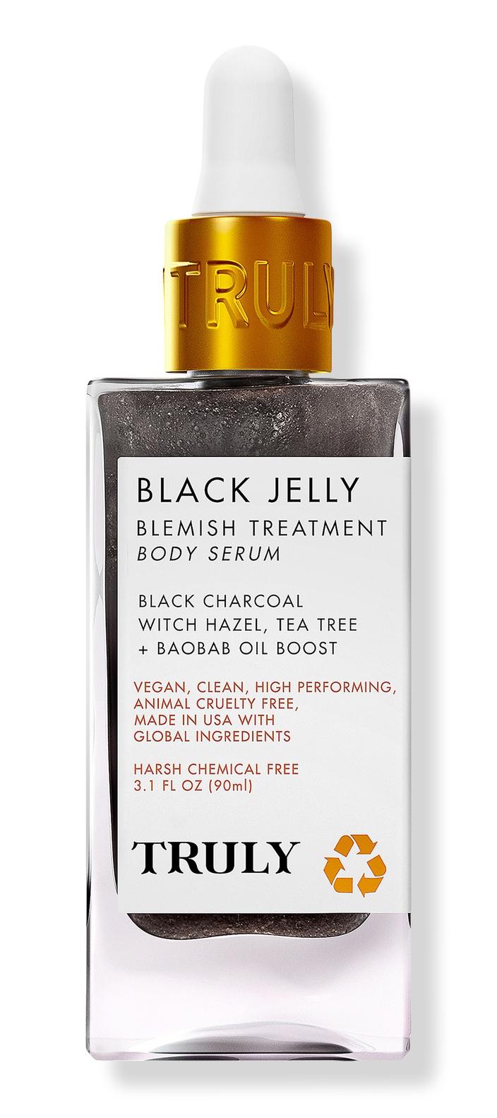 Organic Beauty Black Jelly Blemish Treatment Body Serum+boost~ Charcoal