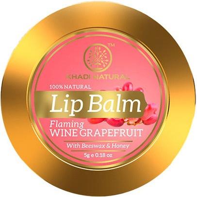 Wine Grapefruit Lip Balm- With Beeswax & Honey-5 G