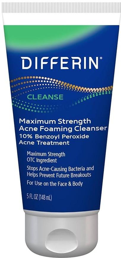 Maximum Strength Acne Foaming Cleanser 10% Benzoyl Peroxide
