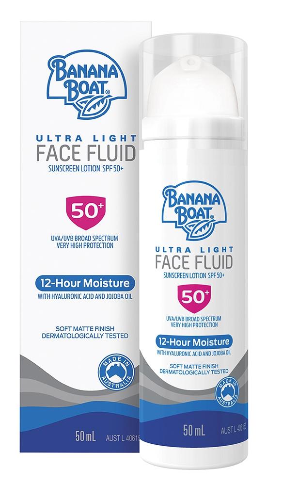 Ultra Light Face Fluid SPF 50+ 50ml Ingredients