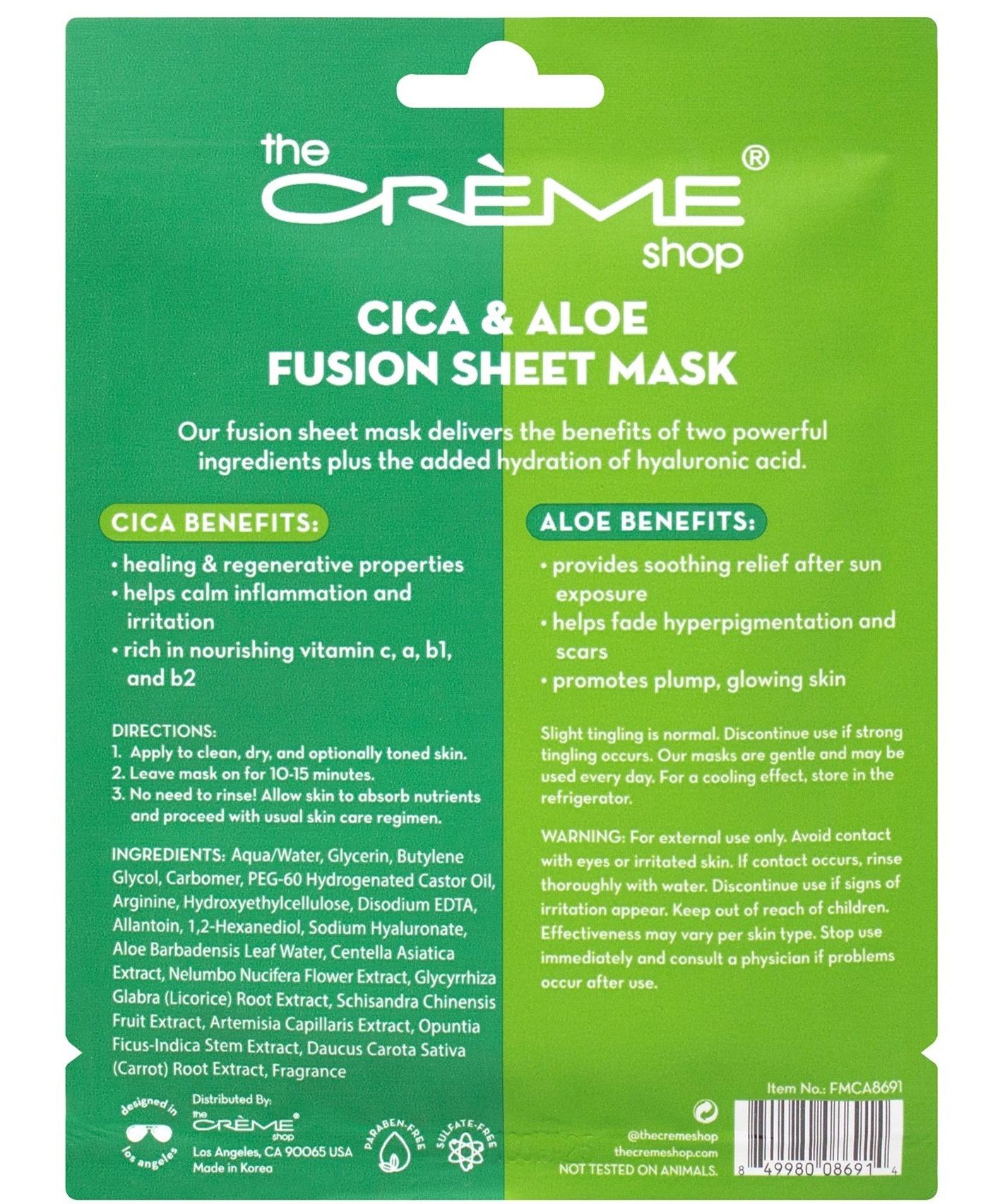 Cica & Aloe Vera Fusion Sheet Mask