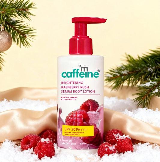 Brightening Raspberry SPF 50 Pa+++ Body Sunscreen Lotion