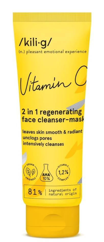 Vitamin C 2in1 Regenerating Face Cleanser-Mask