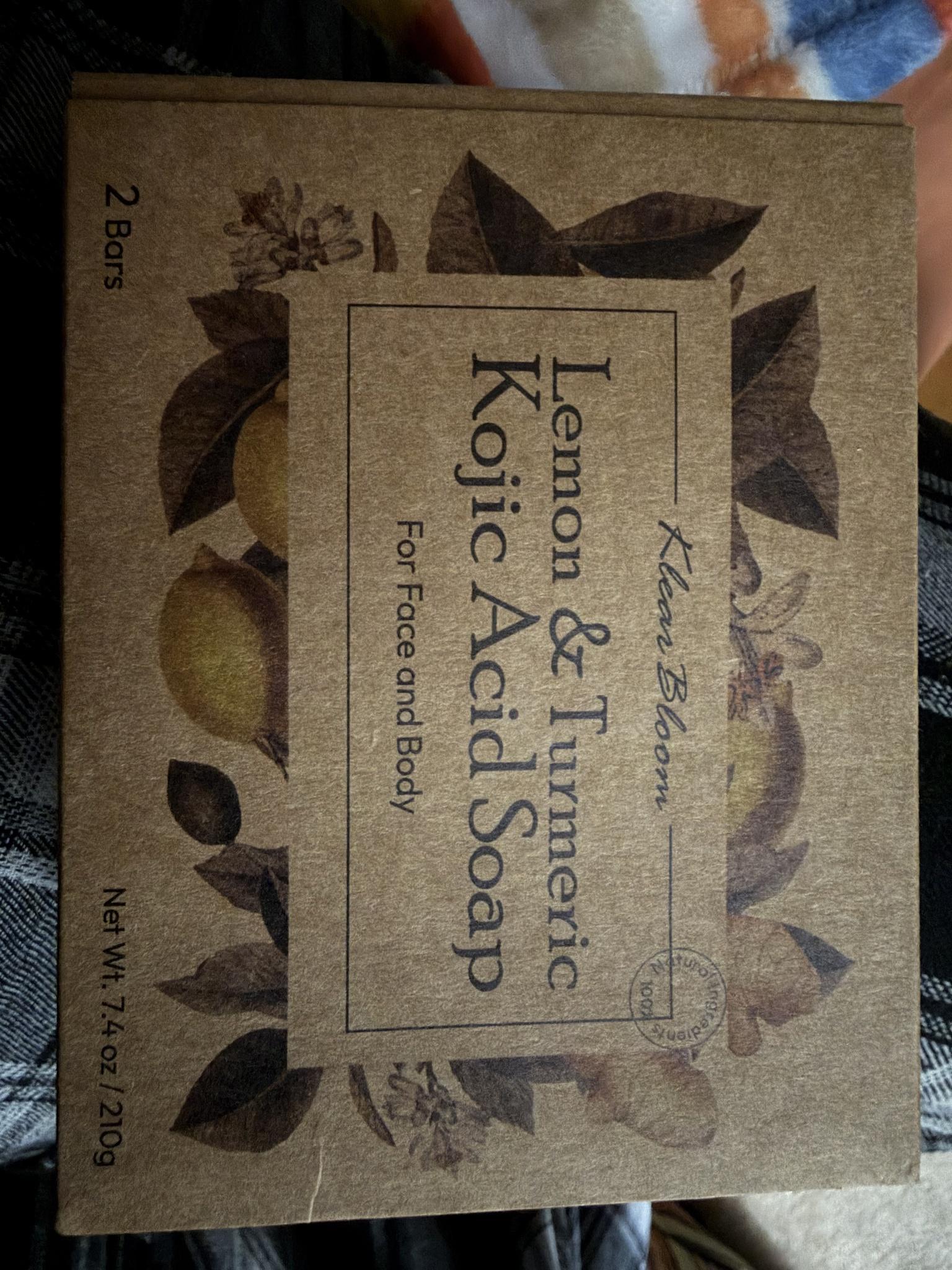 Lemon Turmeric Kojic Acid Soap