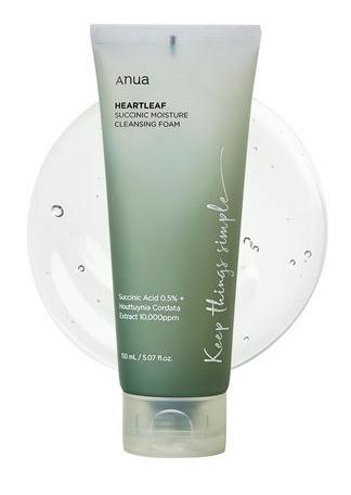 Heartleaf Succinic Moisture Cleansing Foam
