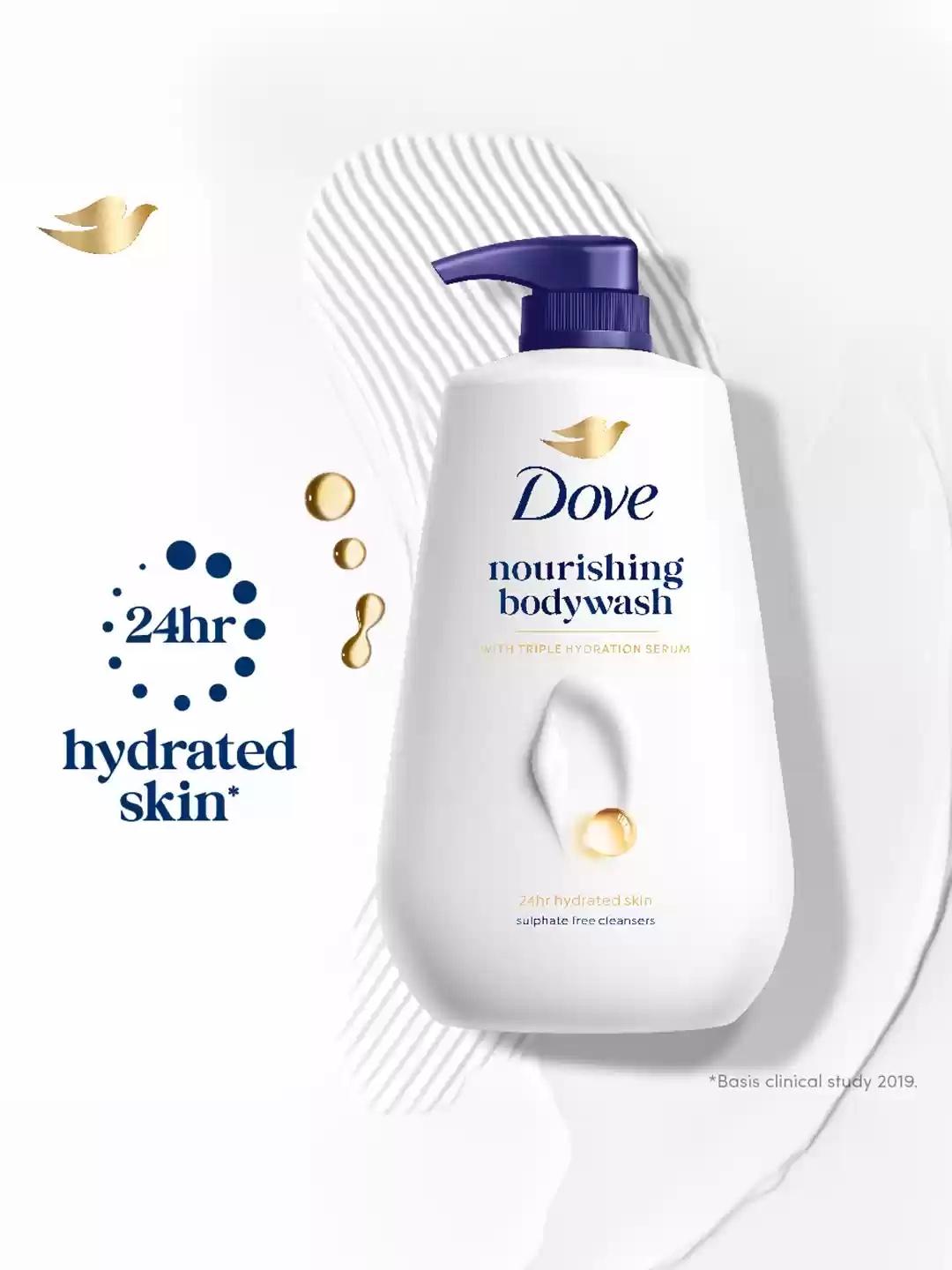 Dove Nourishing Bodywash With Triple Hydration Serum