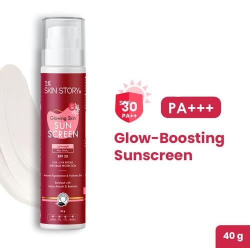 Beetroot Glowing Skin Face Sunscreen SPF 30 Pa++ For Sun Tan Dark Spots Pigmentation