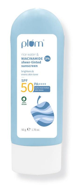 Rice Water And Niacinamide Sheer-tinted Sunscreen