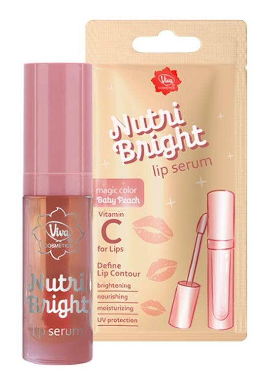 Nutri Bright Lip Serum Magic Color Baby Peach