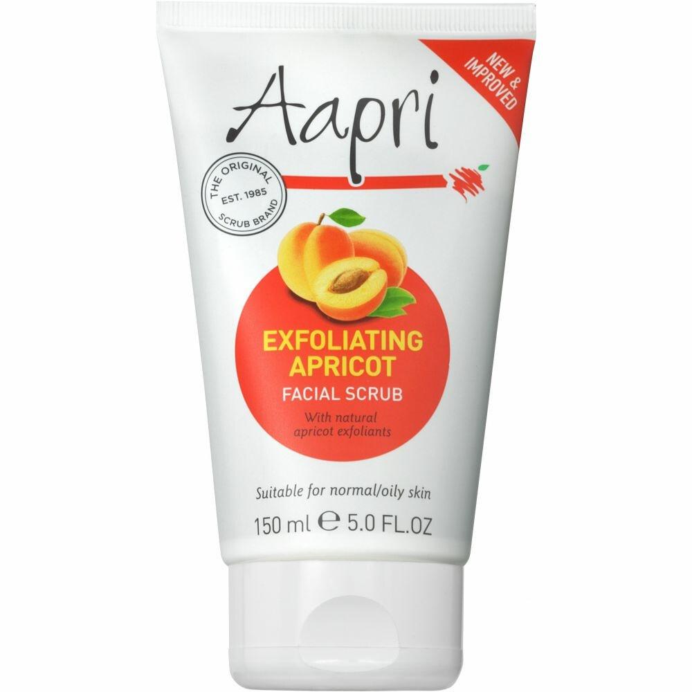 Exfoliating apricot facial scrub