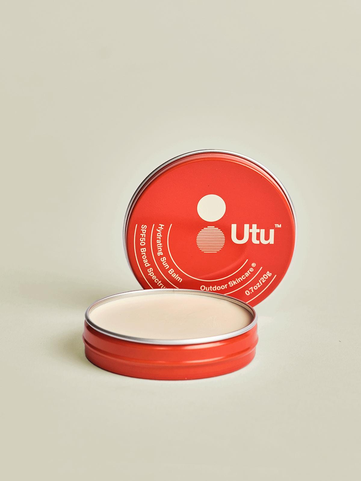 Hydrating Sun Balm Face & Lip Protector SPF50 Mineral Sunscreen Ceramide Np Snow Mushroom & Vit E