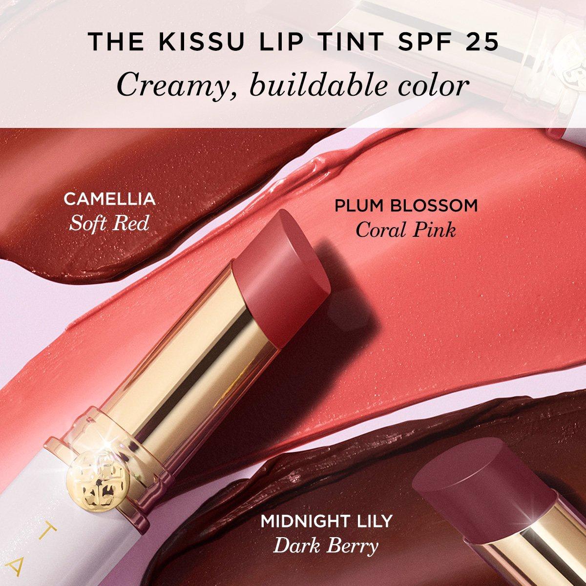 The Kissu Lip Tint SPF 25 Tinted Lip Sunscreen