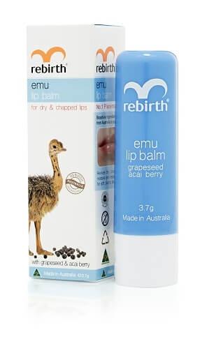 Emu Lip Balm With Grape Seed & Acai Berry