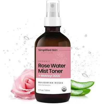 Organic Rose Water Mist Toner + Matrixyl 3000