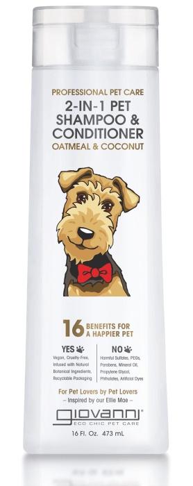 Professional 2-in-1 Pet Shampoo & Conditioner