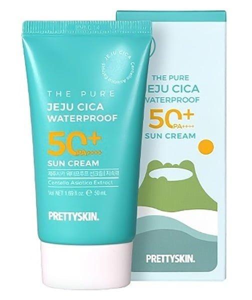 The Pure Jeju Cica Waterproof Sun Cream SPF 50+ Pa ++++