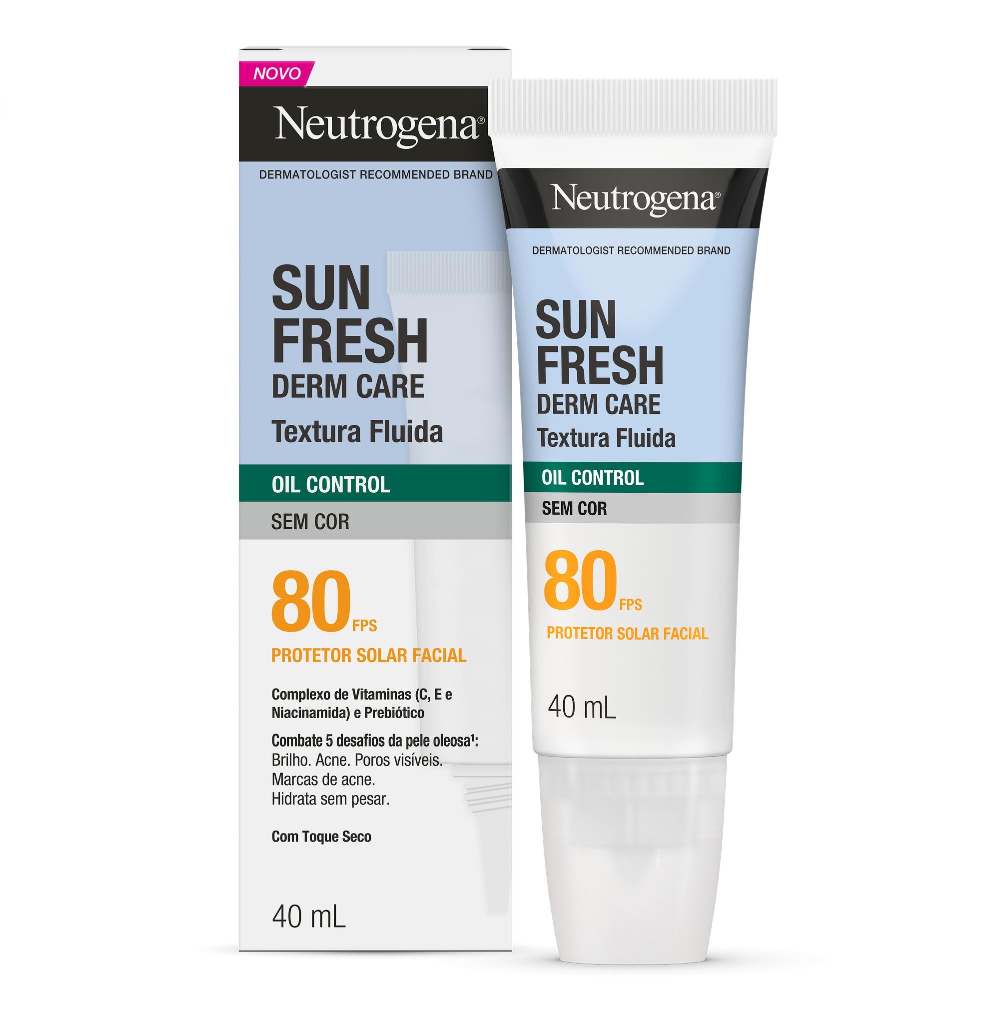 Sun Fresh Derm Care Oil Control FPS 80 (sem Cor)