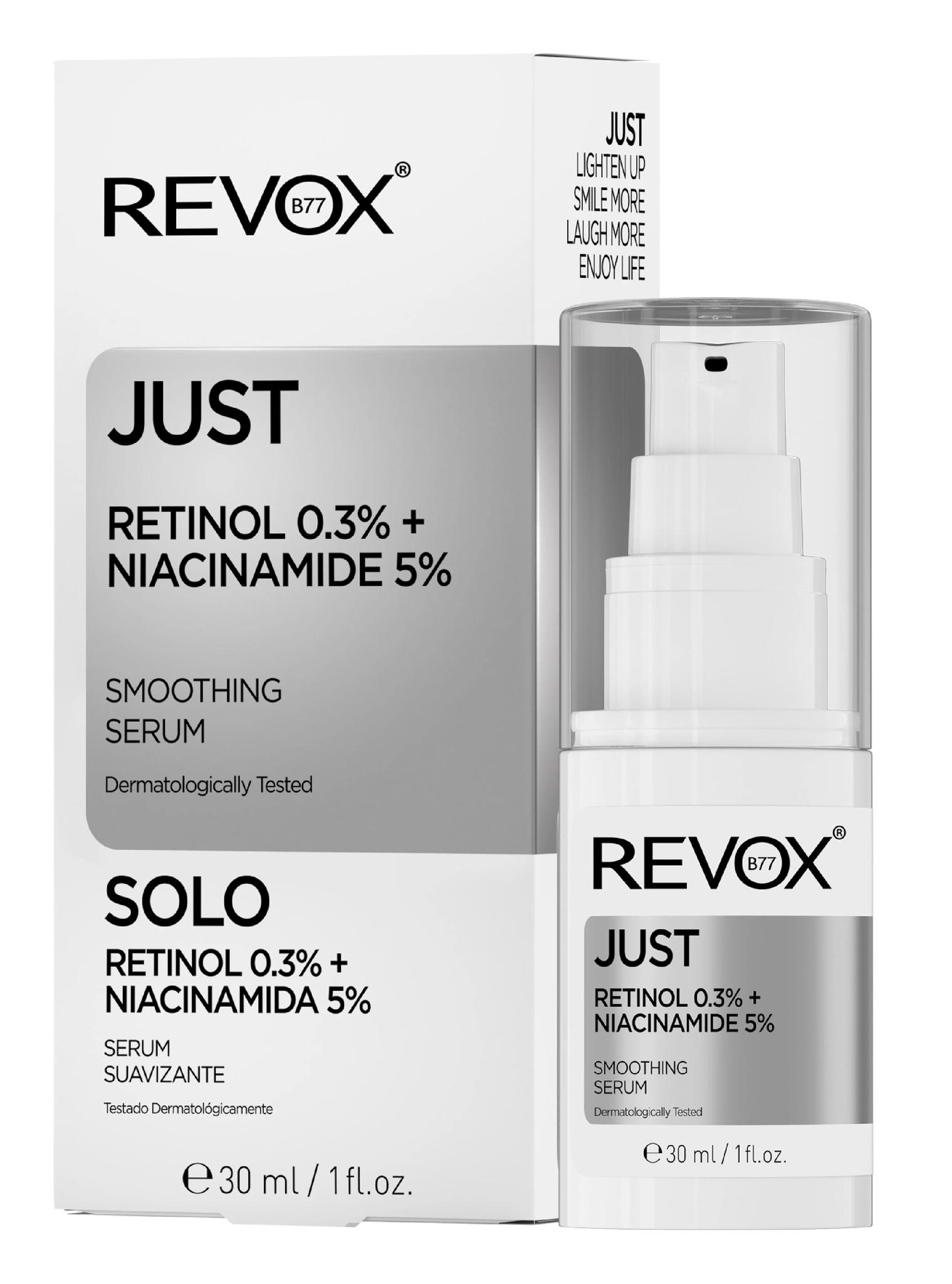 Just Retinol 0.3% + Niacinamide 5% Smoothing Serum