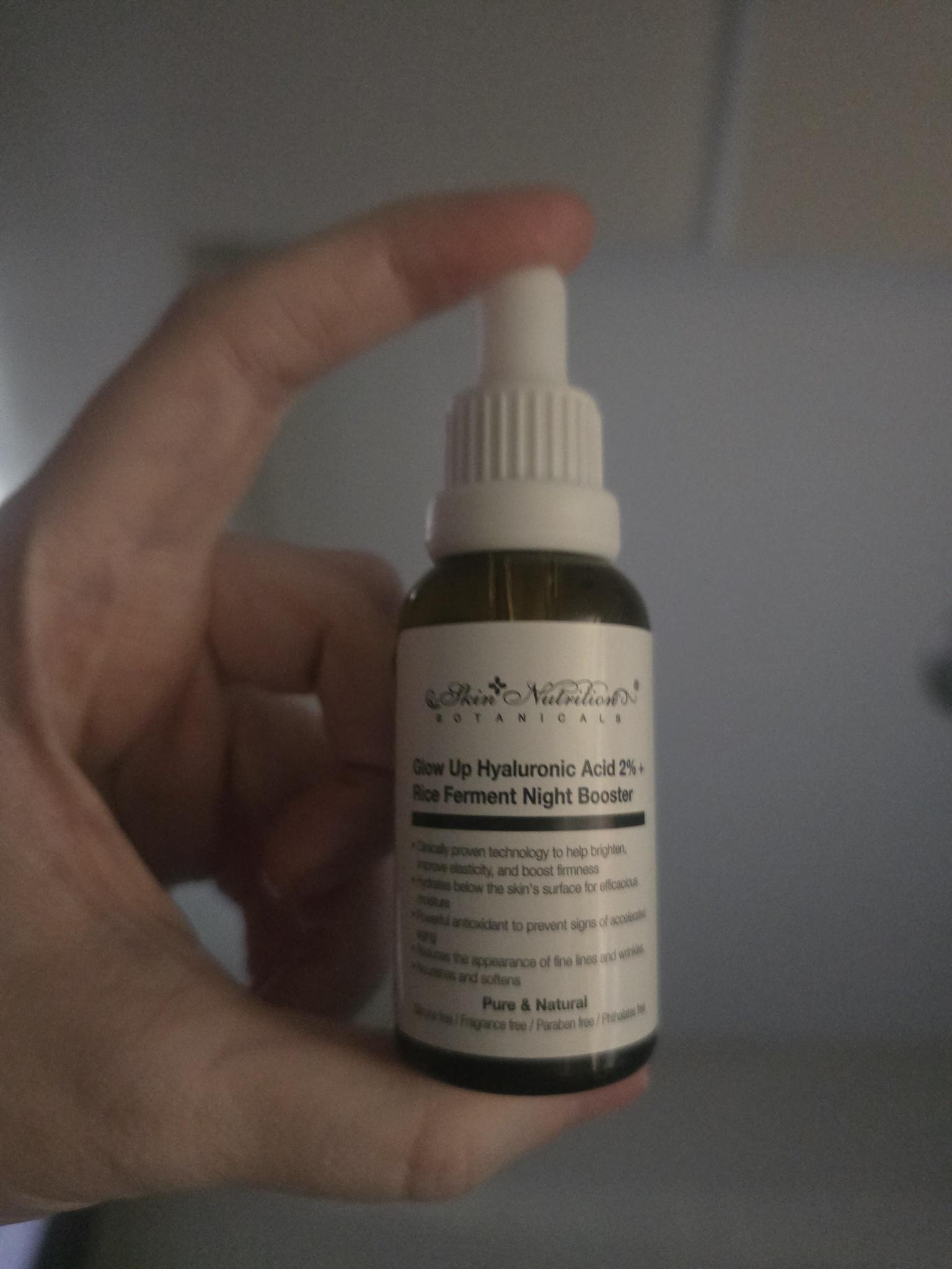 Glow Up Hyaluronic Acid 2% + Rice Ferment Night Booster