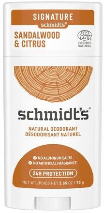 Aluminum Free Natural Deodorant For Women And Men, Sandalwood & Citrus