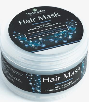Hair Mask With Active Charcoal And Hyaluronic Acid