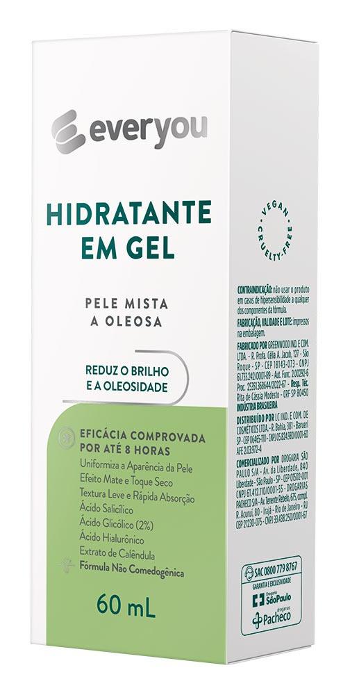 Hidratante Em Gel Pele Mista A Oleosa