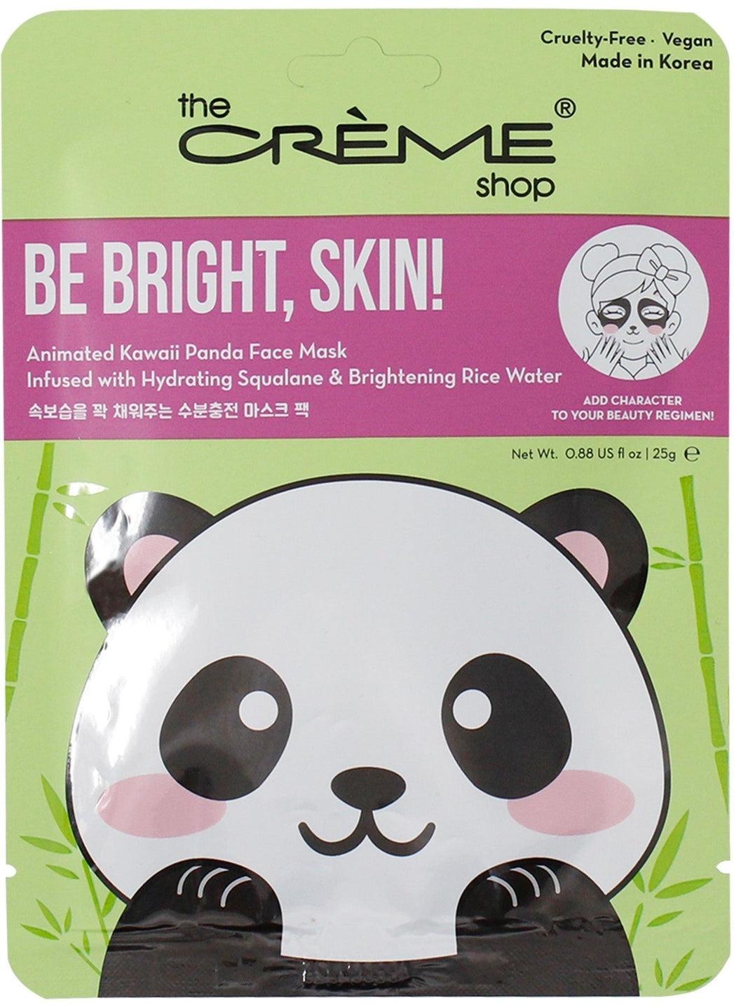 Be Bright, Skin! Animated Kawaii Panda Face Mask