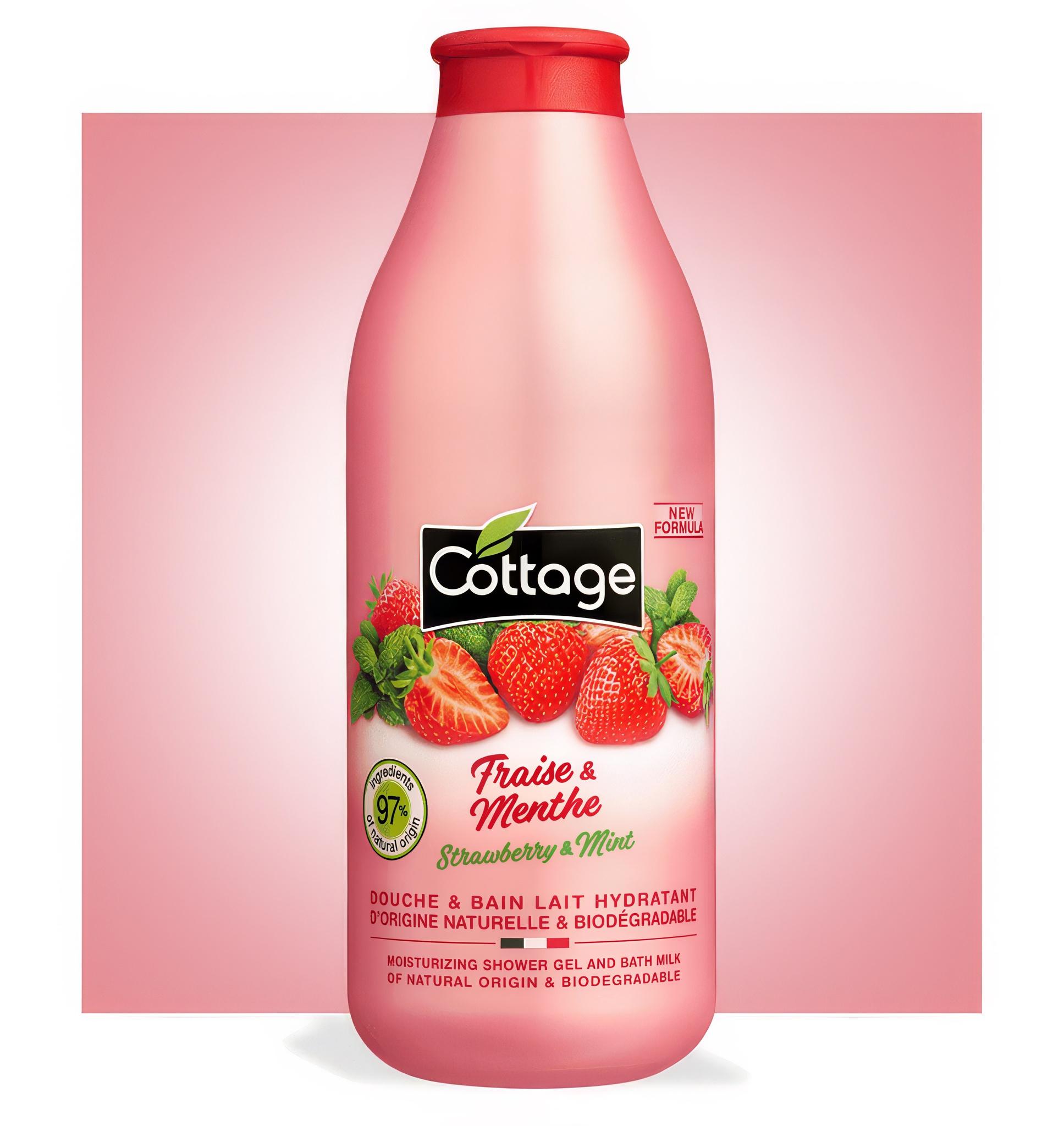 Fraise & Menthe [stawberry & Mint] Douche & Bain Lait Hydratant