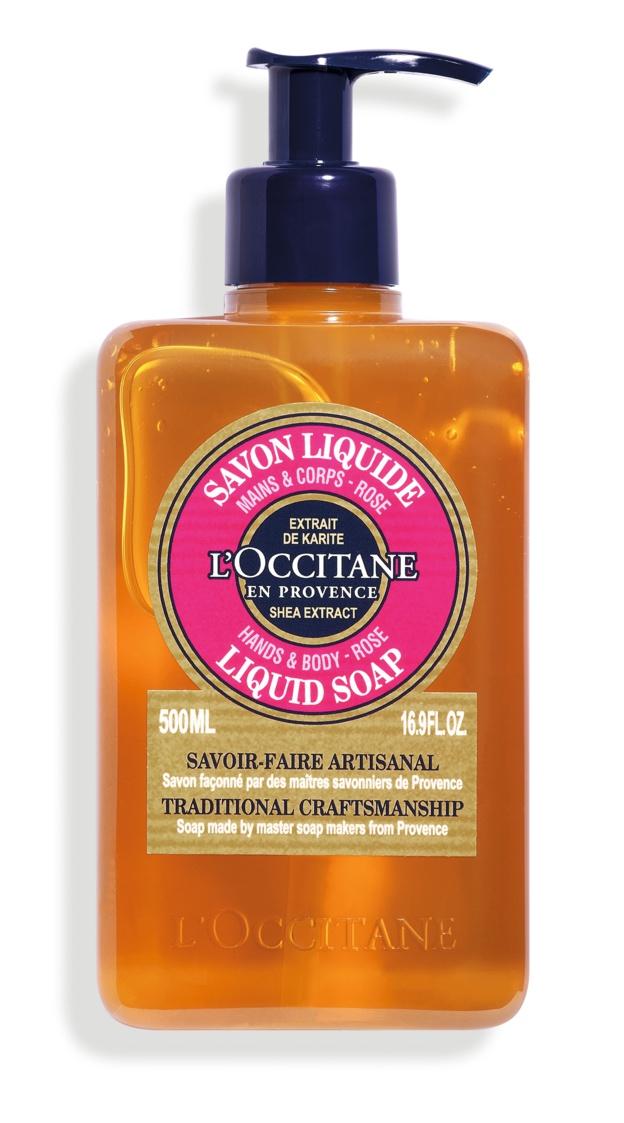 Shea Butter Body & Hand Liquid Soap - Rose
